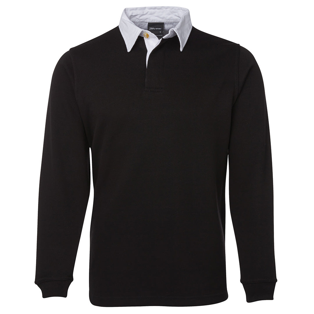 House of Uniforms The Rugby Top | Adults Jbs Wear Black/White