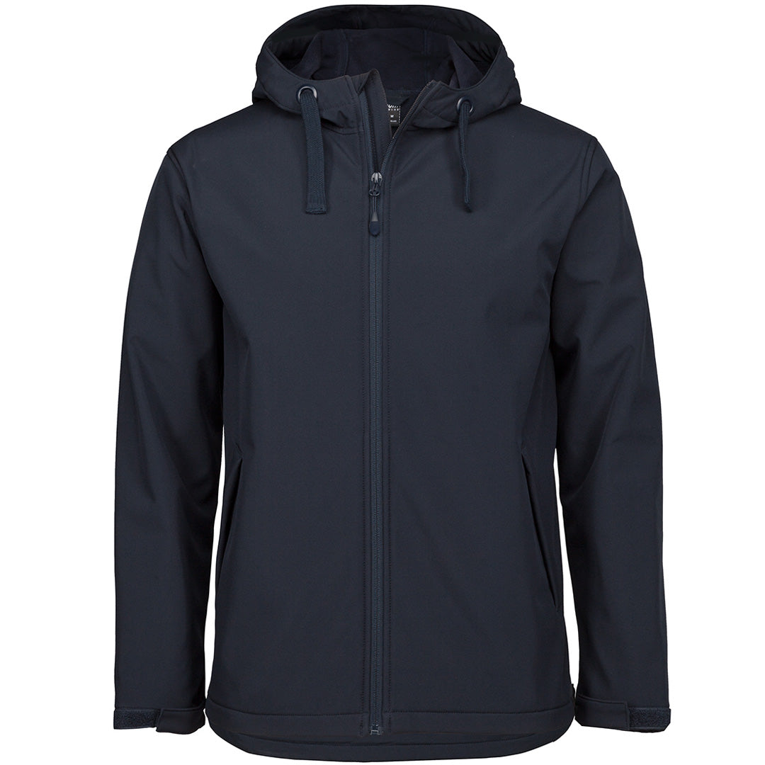 House of Uniforms The Hooded Softshell Jacket | Adults Jbs Wear Navy