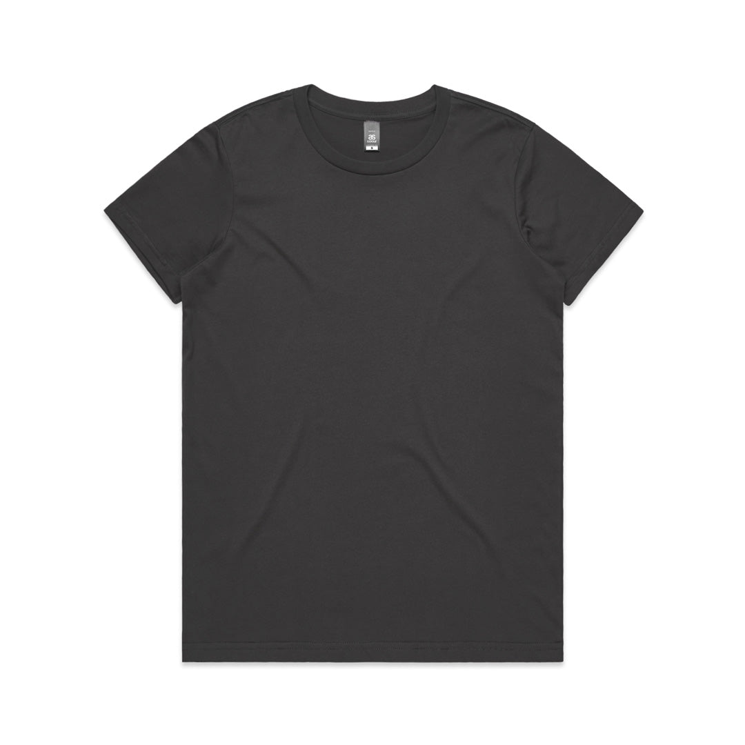House of Uniforms The Maple Tee | Ladies | Short Sleeve AS Colour Charcoal