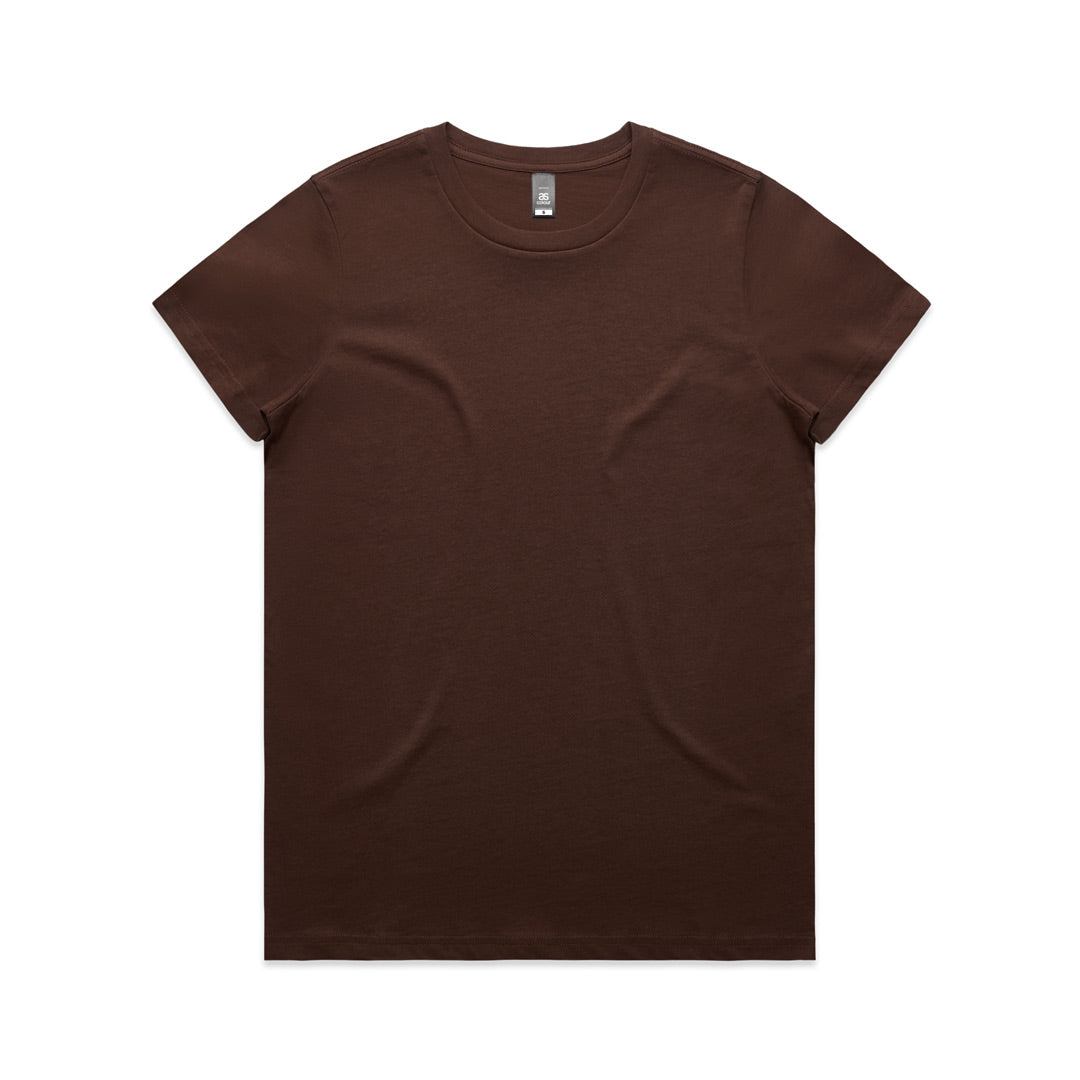 House of Uniforms The Maple Tee | Ladies | Short Sleeve AS Colour Chestnut-as