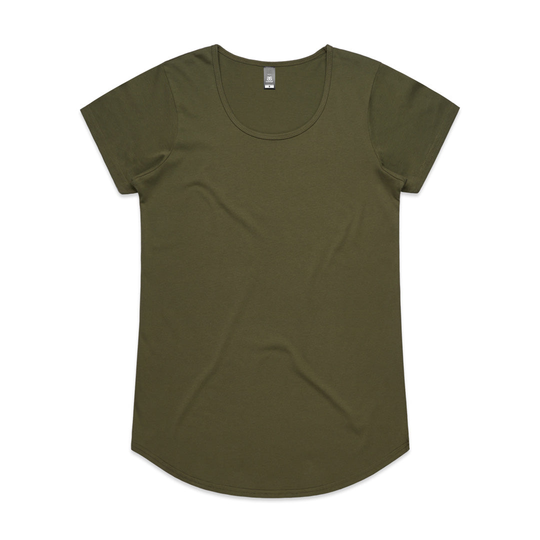 House of Uniforms The Mali Tee | Ladies | Short Sleeve AS Colour Army