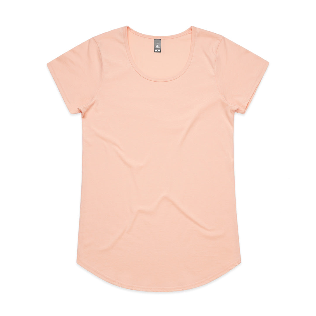 House of Uniforms The Mali Tee | Ladies | Short Sleeve AS Colour Pale Pink