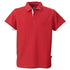 House of Uniforms The Anderson Polo | Mens | Short Sleeve James Harvest Red with Navy/Red/White Trim