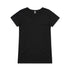 House of Uniforms The Bevel V Tee | Ladies | Short Sleeve AS Colour Black