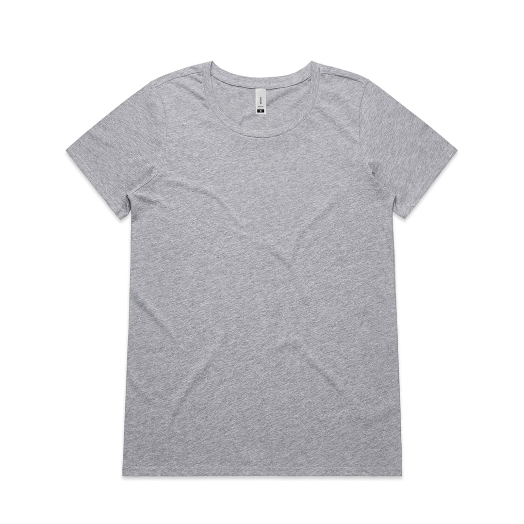 House of Uniforms The Shallow Scoop Tee | Ladies | Short Sleeve AS Colour Grey Marle