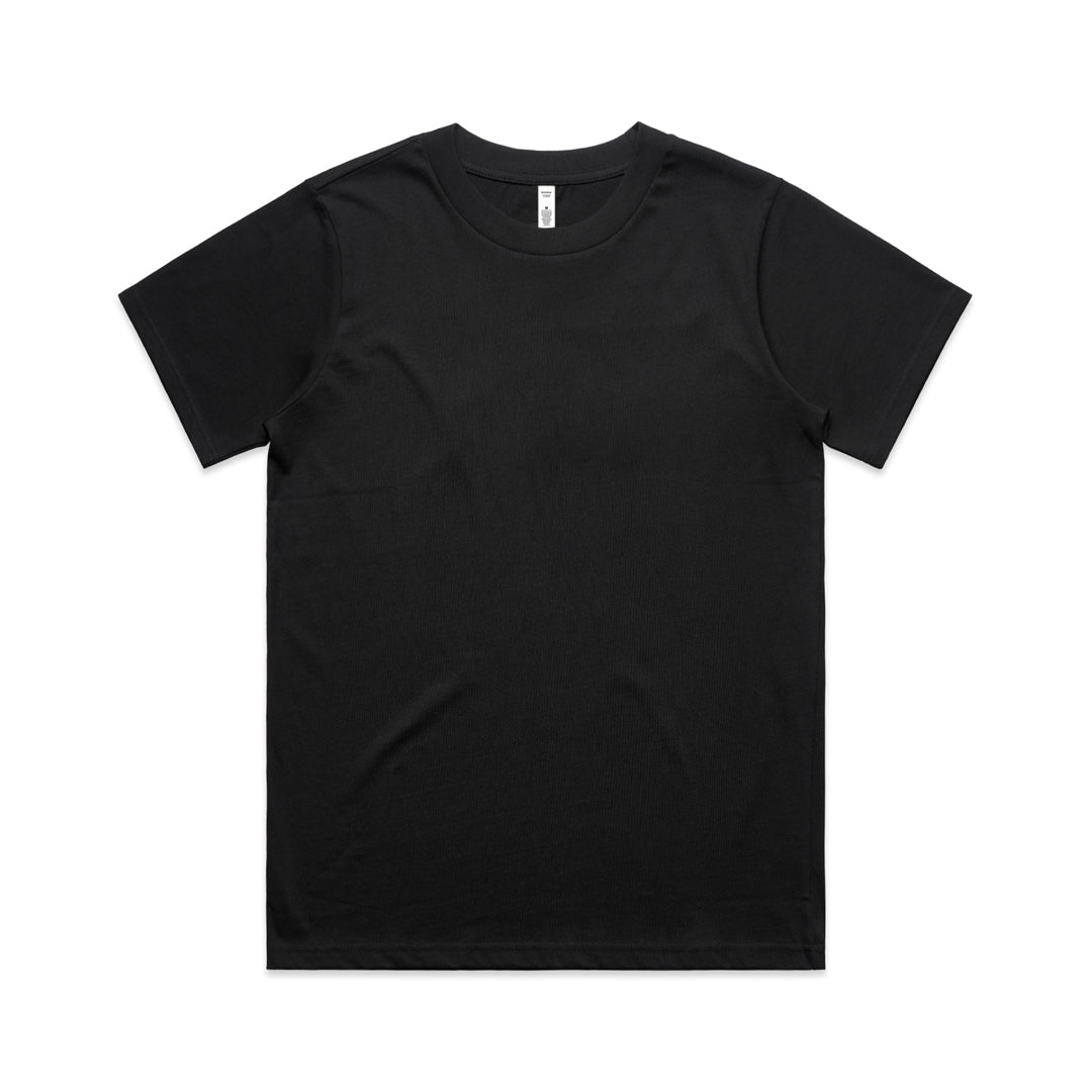 House of Uniforms The Classic Tee | Ladies | Short Sleeve AS Colour Black