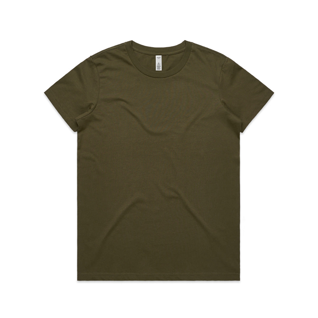 House of Uniforms The Basic Tee | Ladies | Short Sleeve AS Colour Army