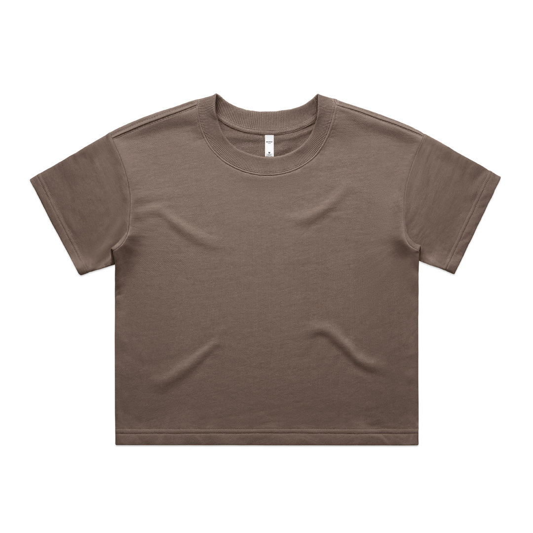 House of Uniforms The Terry Tee | Ladies | Short Sleeve AS Colour Musk-br