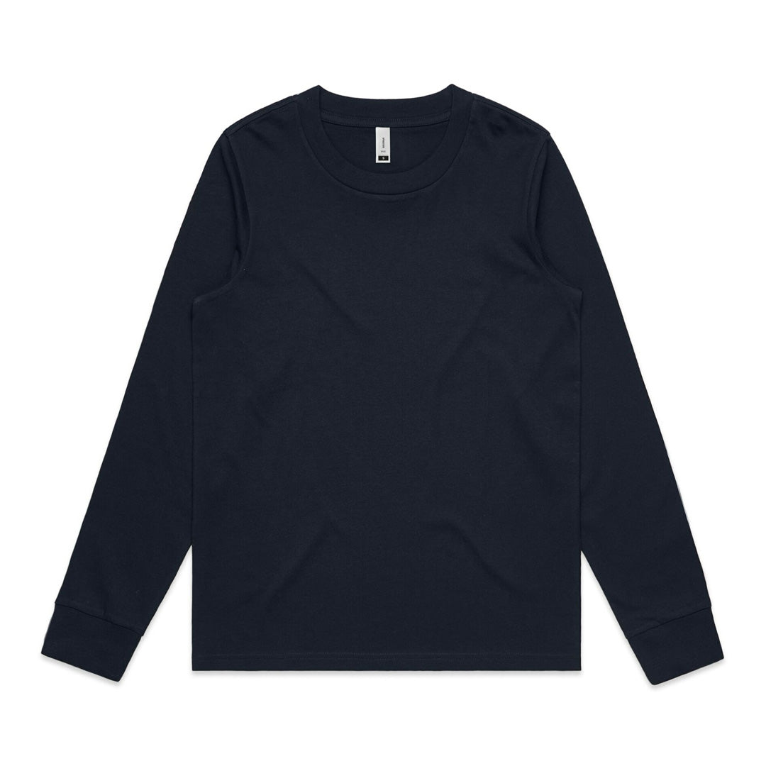 House of Uniforms The Dice Tee | Long Sleeve | Ladies AS Colour Navy