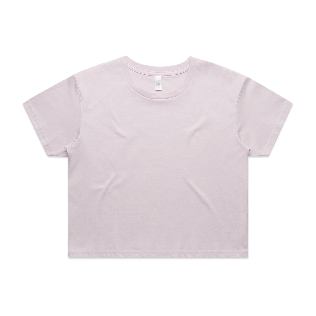 House of Uniforms The Crop Tee | Ladies | Short Sleeve AS Colour Orchid