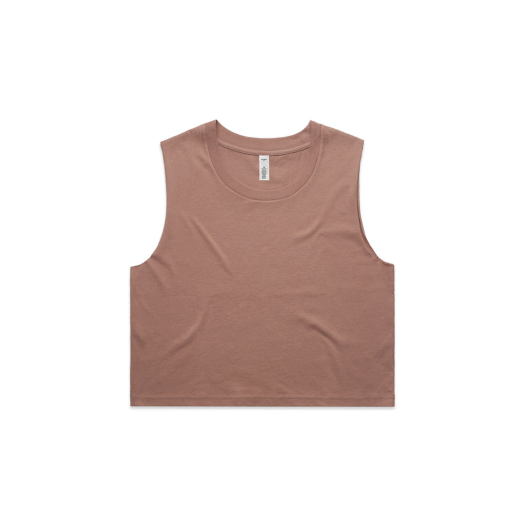 House of Uniforms The Crop Tank | Ladies AS Colour Hazy Pink