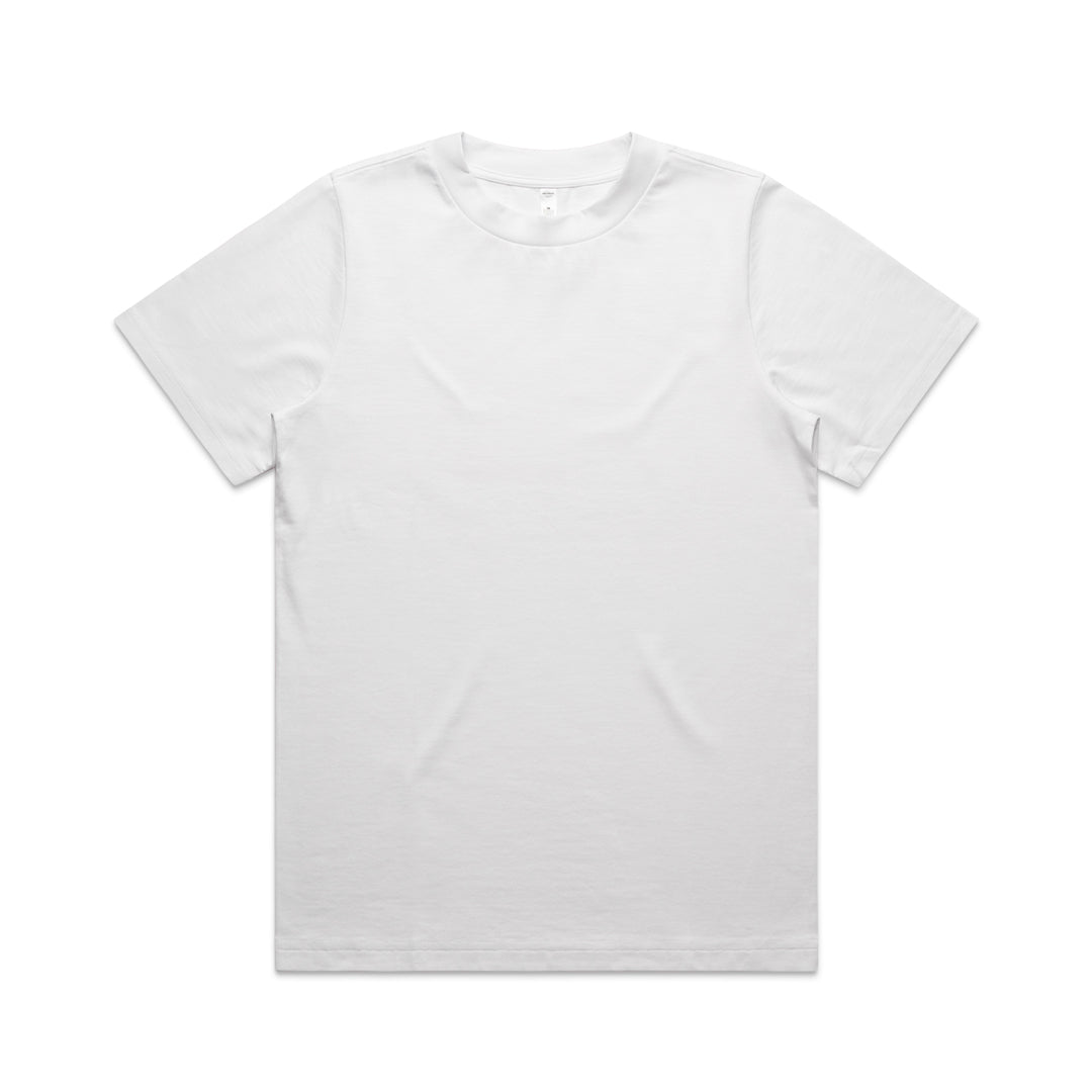 House of Uniforms The Heavy Tee | Ladies | Short Sleeve AS Colour White