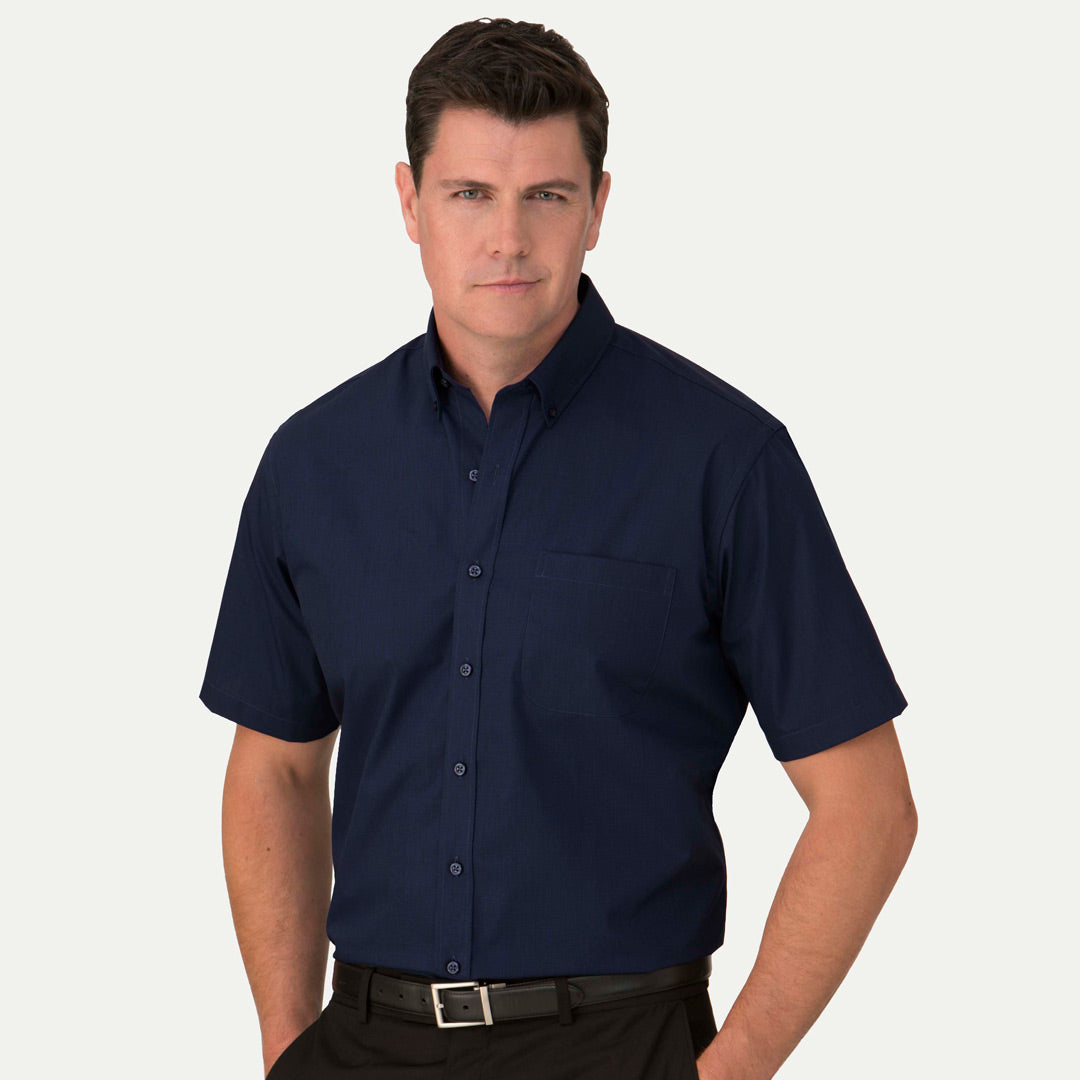 The Micro Check Shirt | Mens | Short Sleeve