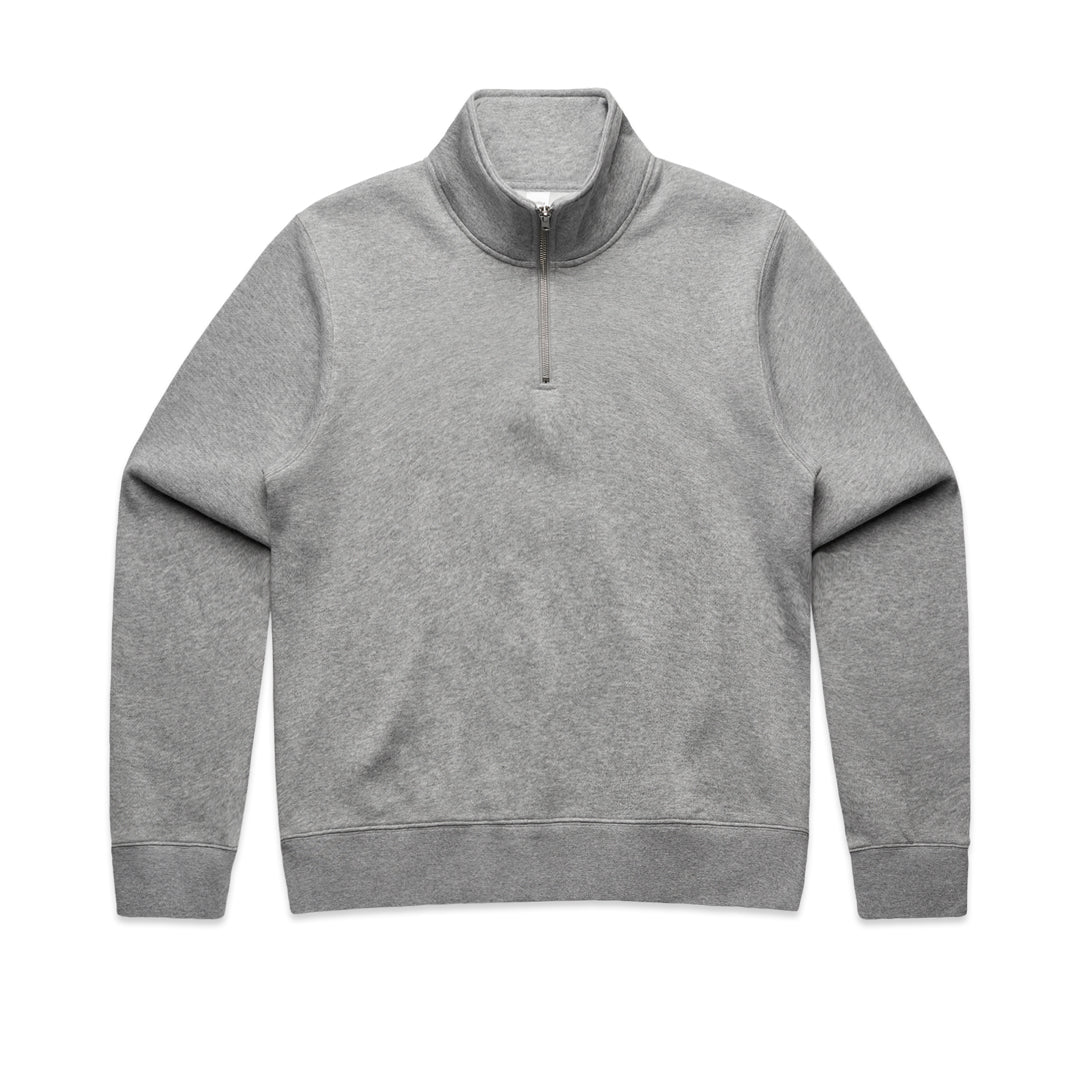 House of Uniforms The Half Zip Crew | Ladies | Pullover AS Colour Grey Marle