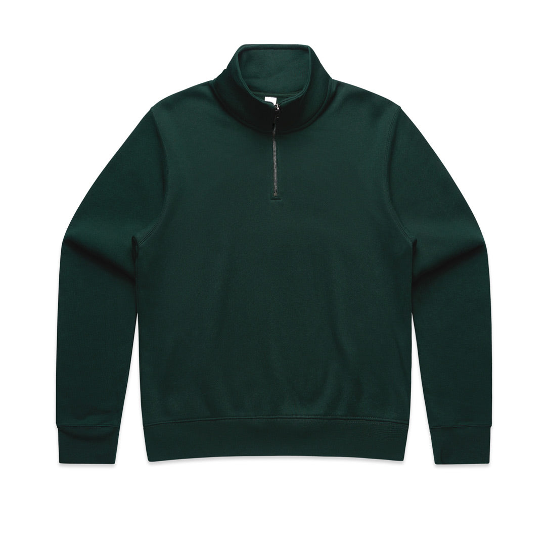 House of Uniforms The Half Zip Crew | Ladies | Pullover AS Colour Pine Green