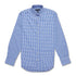 House of Uniforms The City Check Shirt | Mens | Long Sleeve City Collection Blue