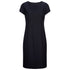 House of Uniforms The Cap Sleeve Dress | Microfibre LSJ Collection Navy