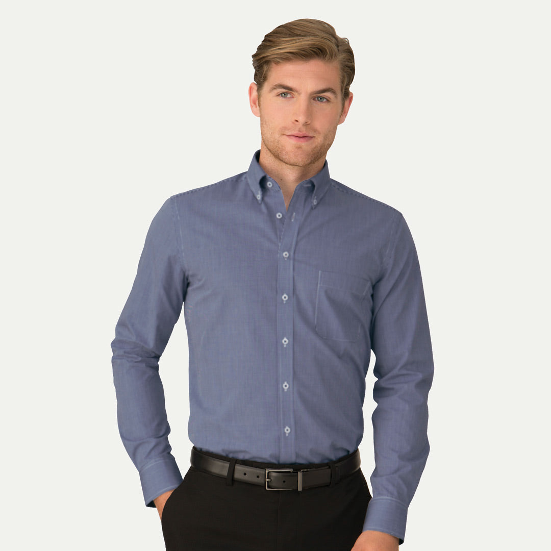 House of Uniforms The Pippa Check Shirt | Mens | Long Sleeve City Collection 