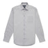 House of Uniforms The Pin Feather Shirt | Mens | Long Sleeve City Collection Charcoal Stripe