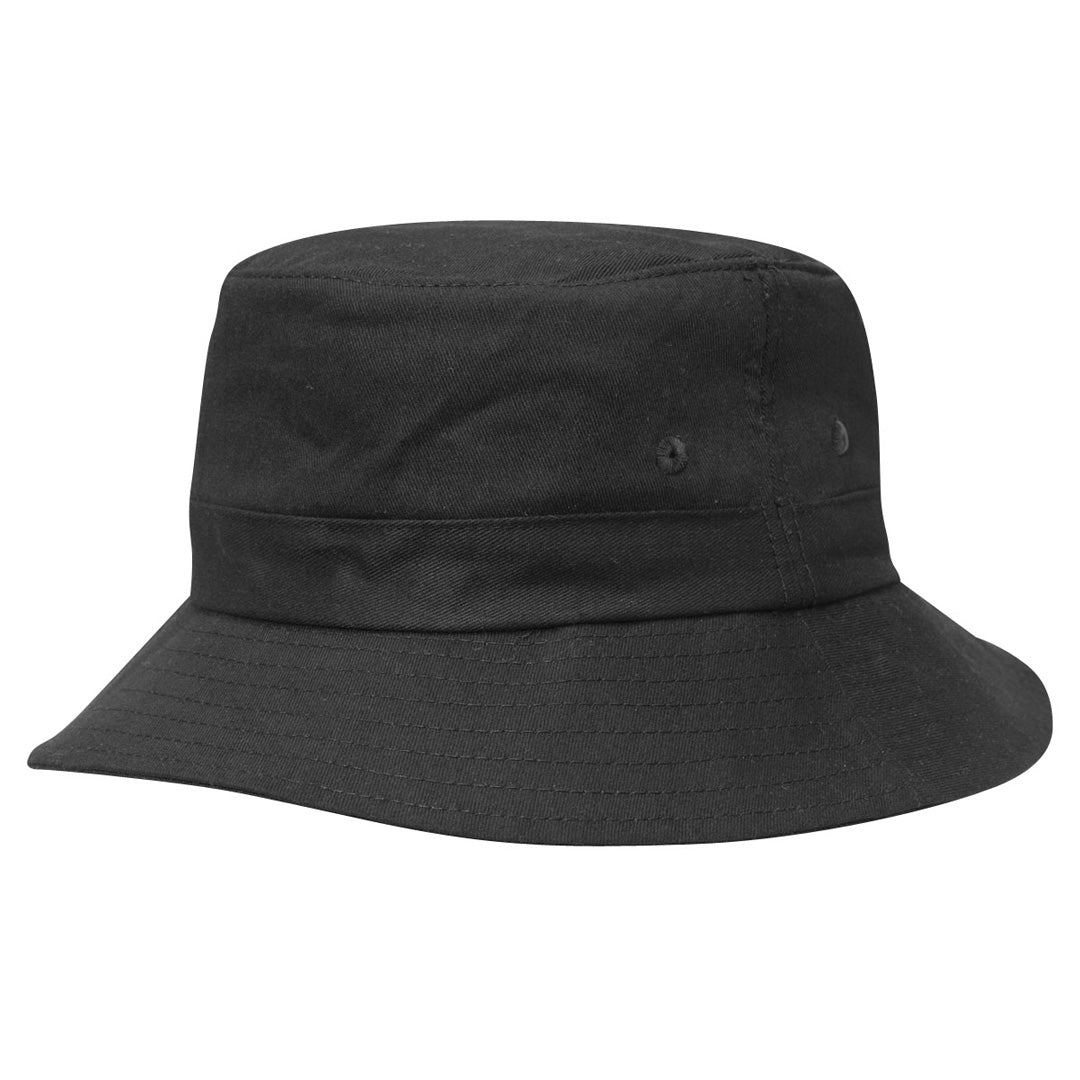 House of Uniforms Twill Bucket Hat | Kids Legend Black
