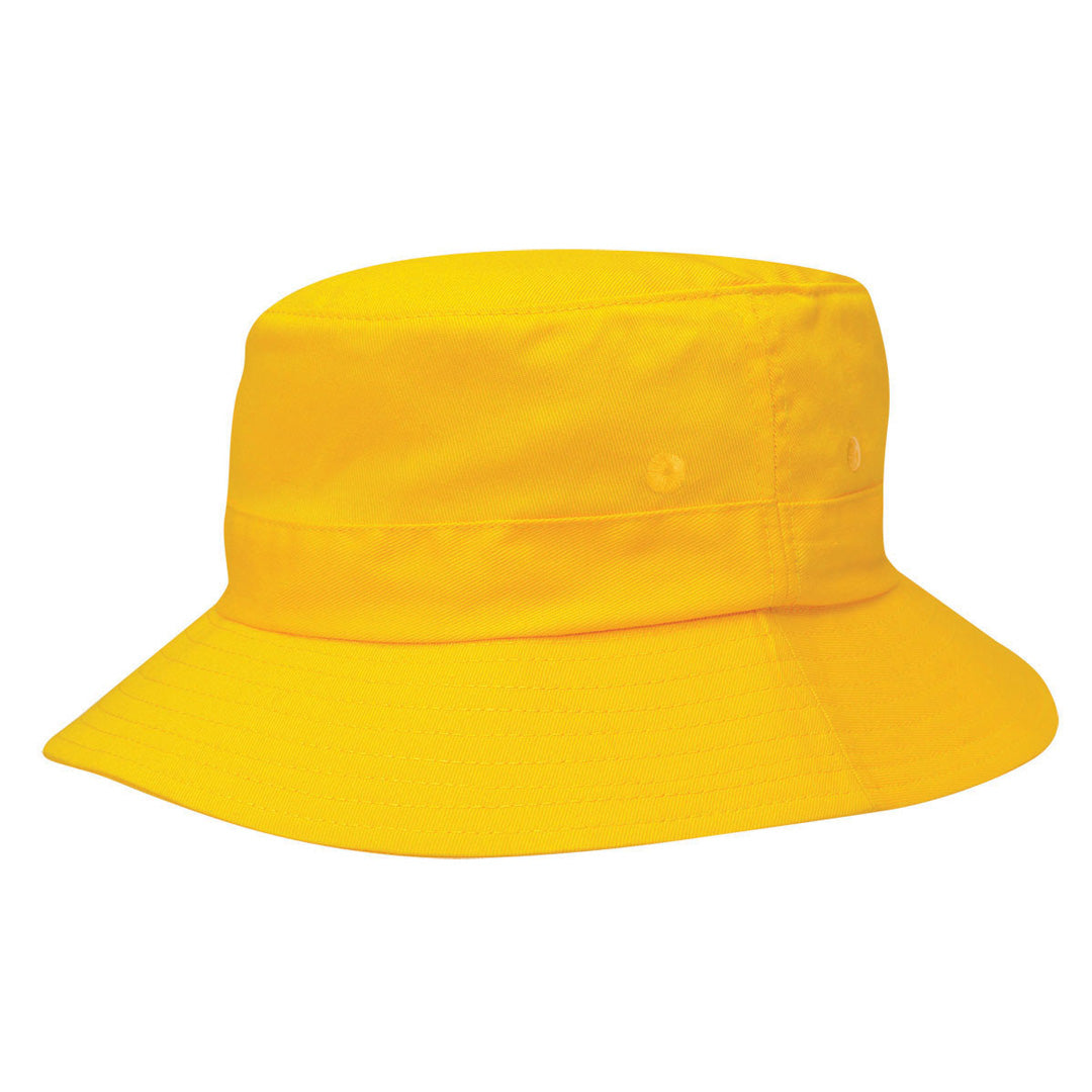 House of Uniforms Twill Bucket Hat | Kids Legend Gold
