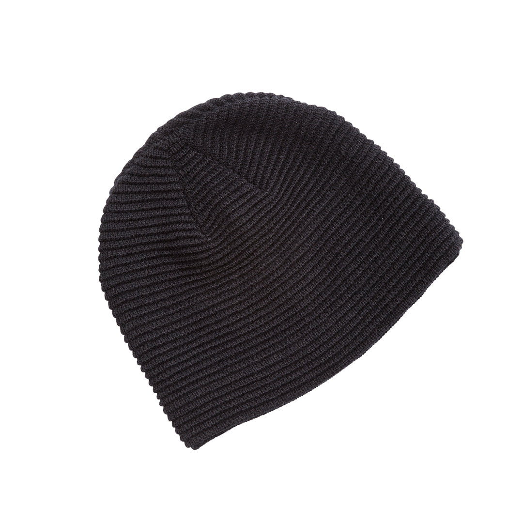 House of Uniforms The Ruga Knit Beanie | Adults Legend Black