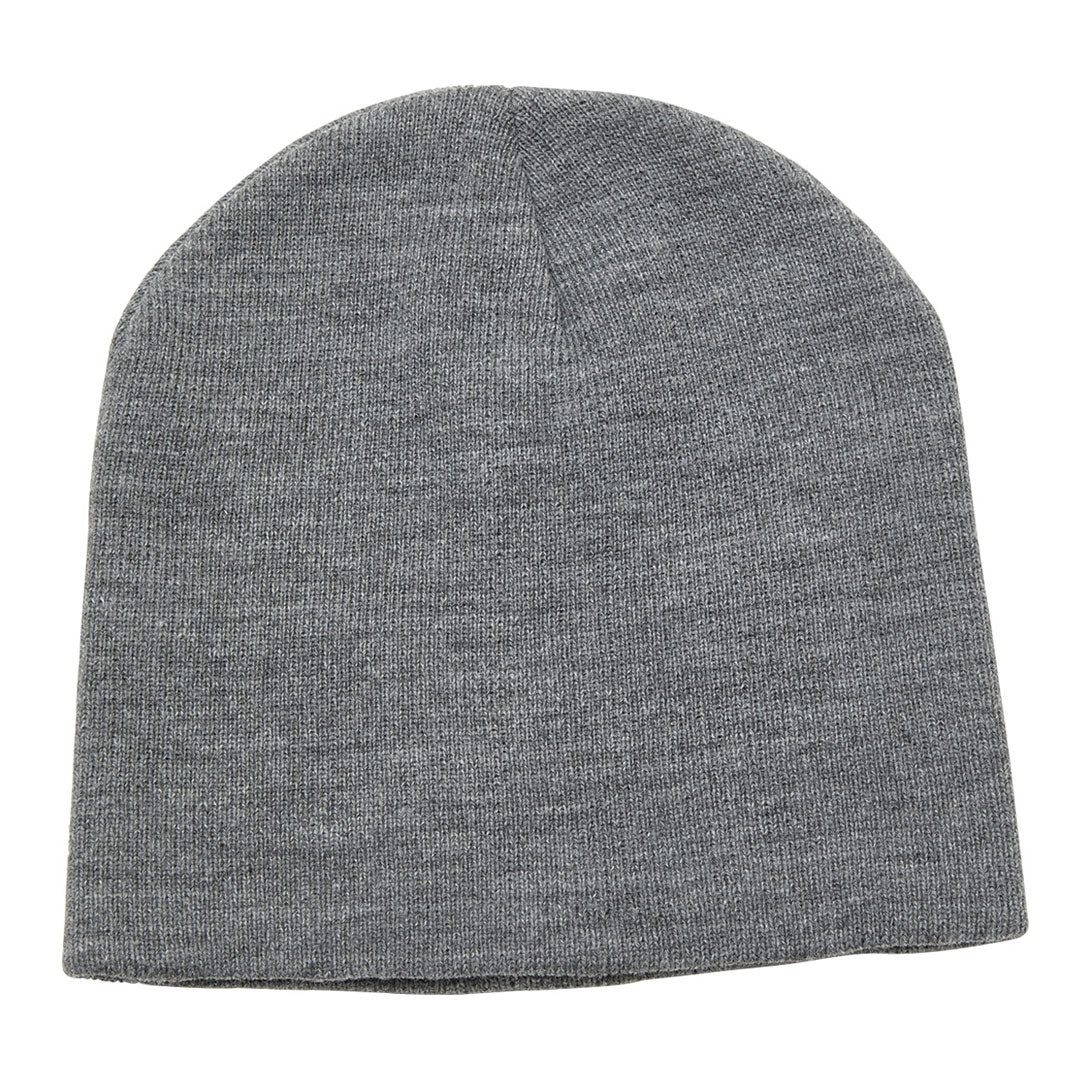 House of Uniforms The Heather Skull Beanie | Adults Legend Grey Marle