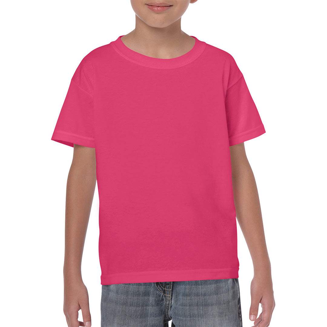 House of Uniforms The Heavy Cotton Tee | Youth | C1 Gildan Heliconia