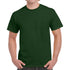 House of Uniforms The Heavy Cotton Tee | Adults Gildan Forest Green