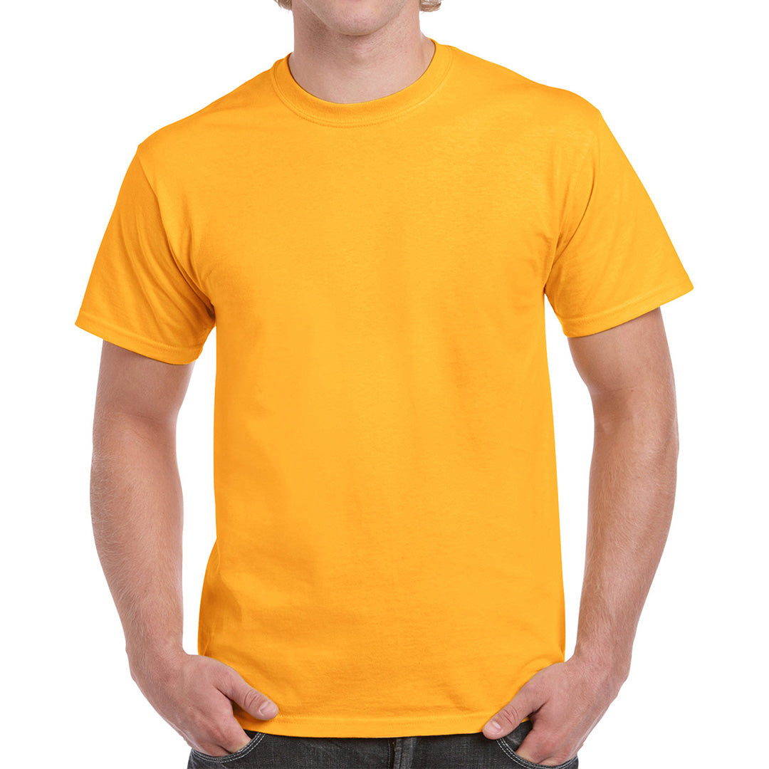 House of Uniforms The Heavy Cotton Tee | Adults Gildan Gold