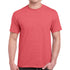 House of Uniforms The Heavy Cotton Tee | Adults Gildan Red Marle