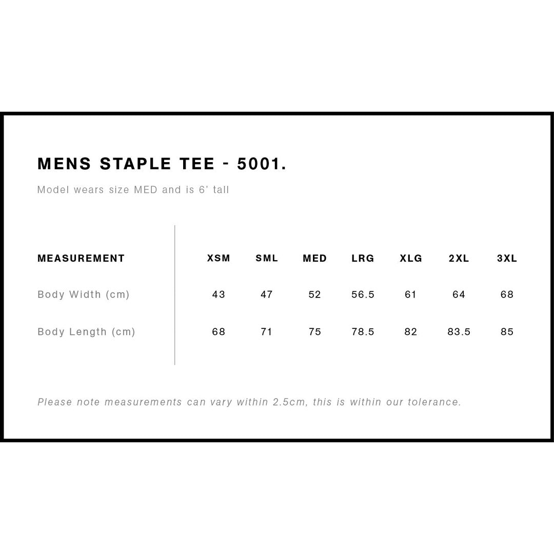 House of Uniforms The Staple Tee | Mens | Short Sleeve AS Colour 