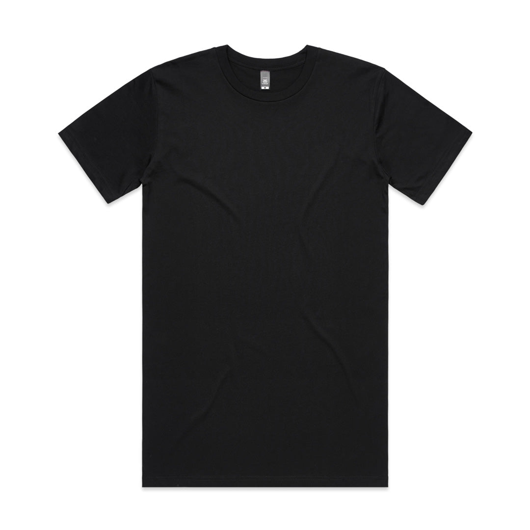 House of Uniforms The Tall Tee | Mens | Short Sleeve AS Colour Black