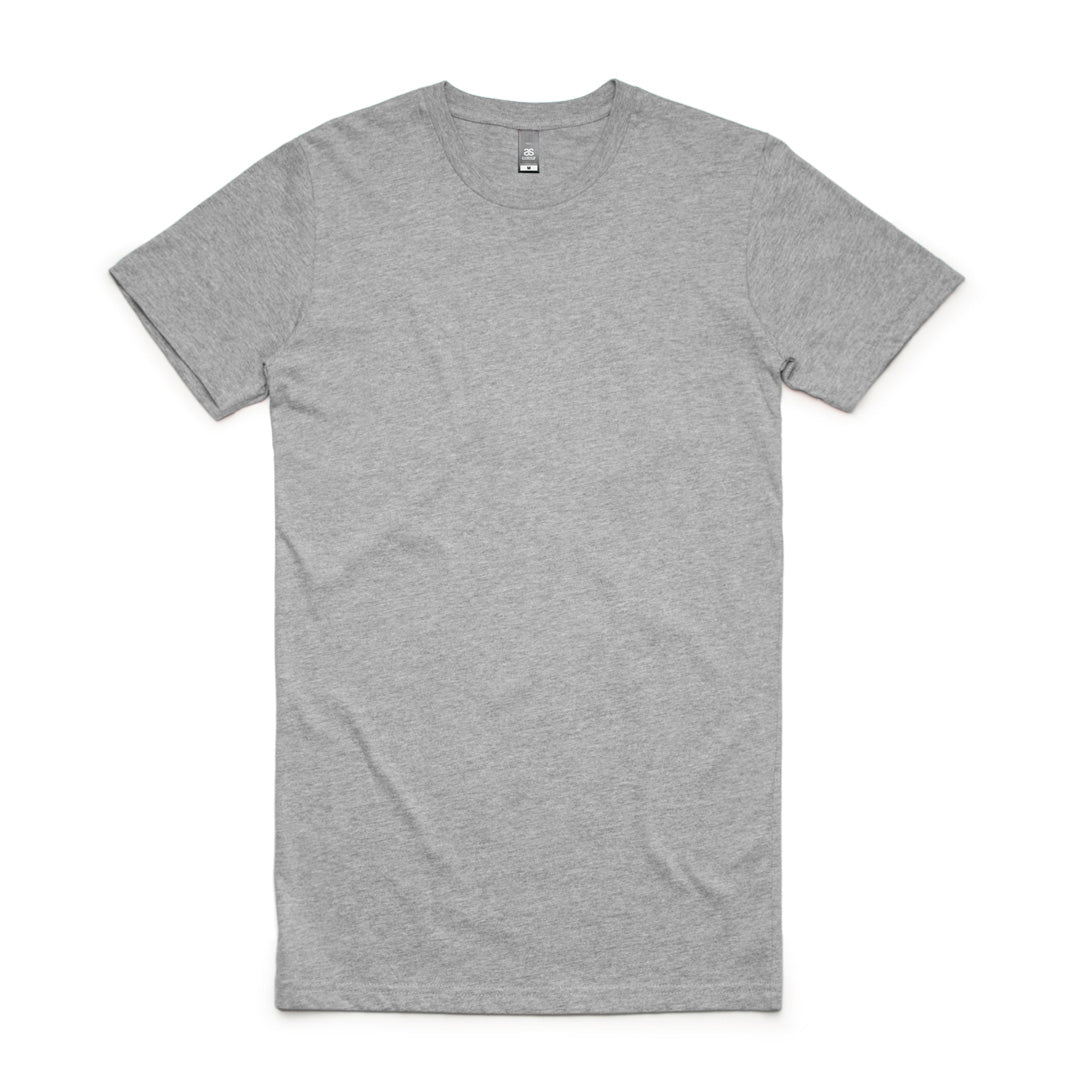 House of Uniforms The Tall Tee | Mens | Short Sleeve AS Colour Grey Marle