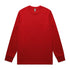 House of Uniforms The Staple Tee | Mens | Long Sleeve AS Colour Red