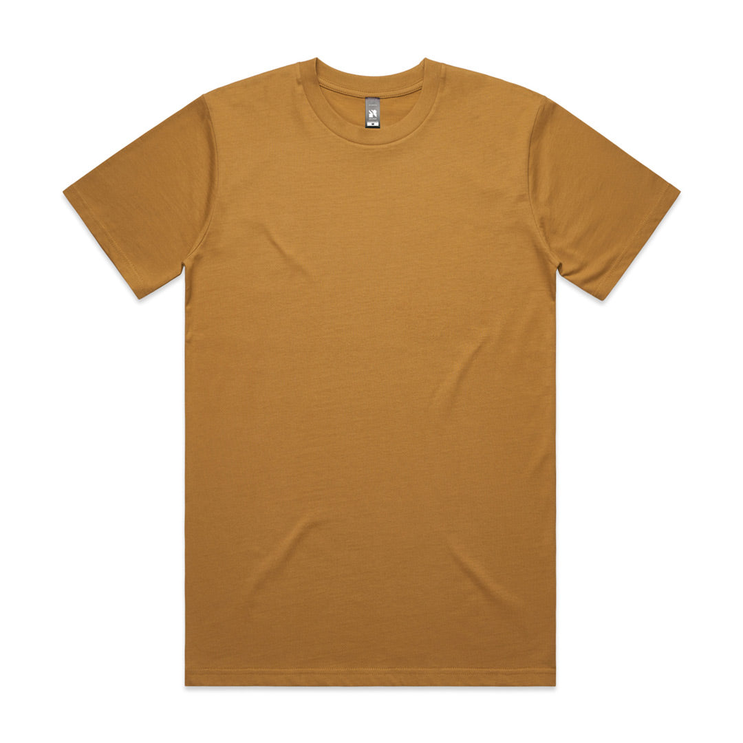 House of Uniforms The Classic Tee | Mens | Short Sleeve AS Colour Camel