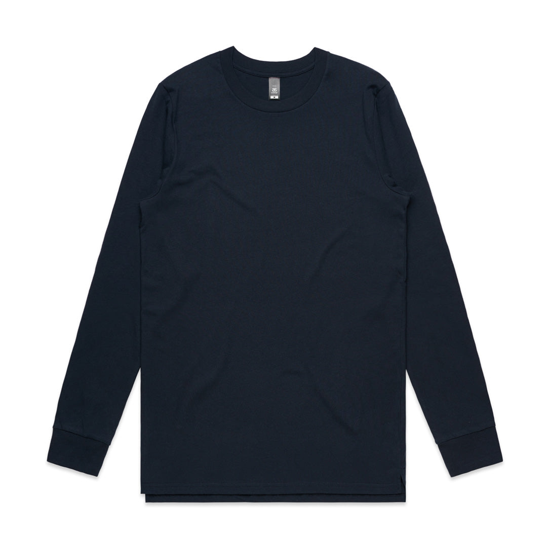 House of Uniforms The Base Tee | Mens | Long Sleeve AS Colour Navy