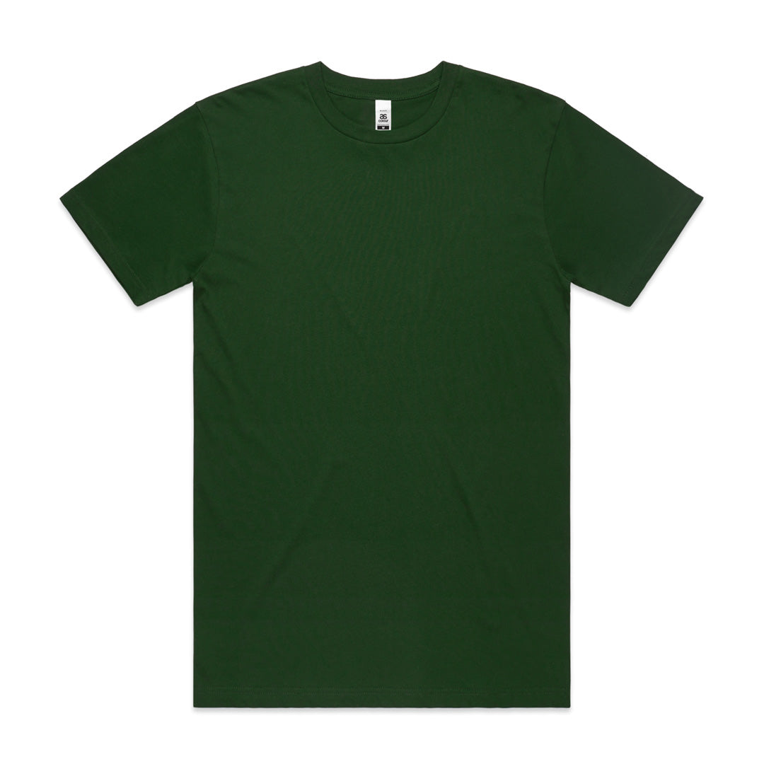 House of Uniforms The Block Tee | Mens | Short Sleeve AS Colour Forest Green
