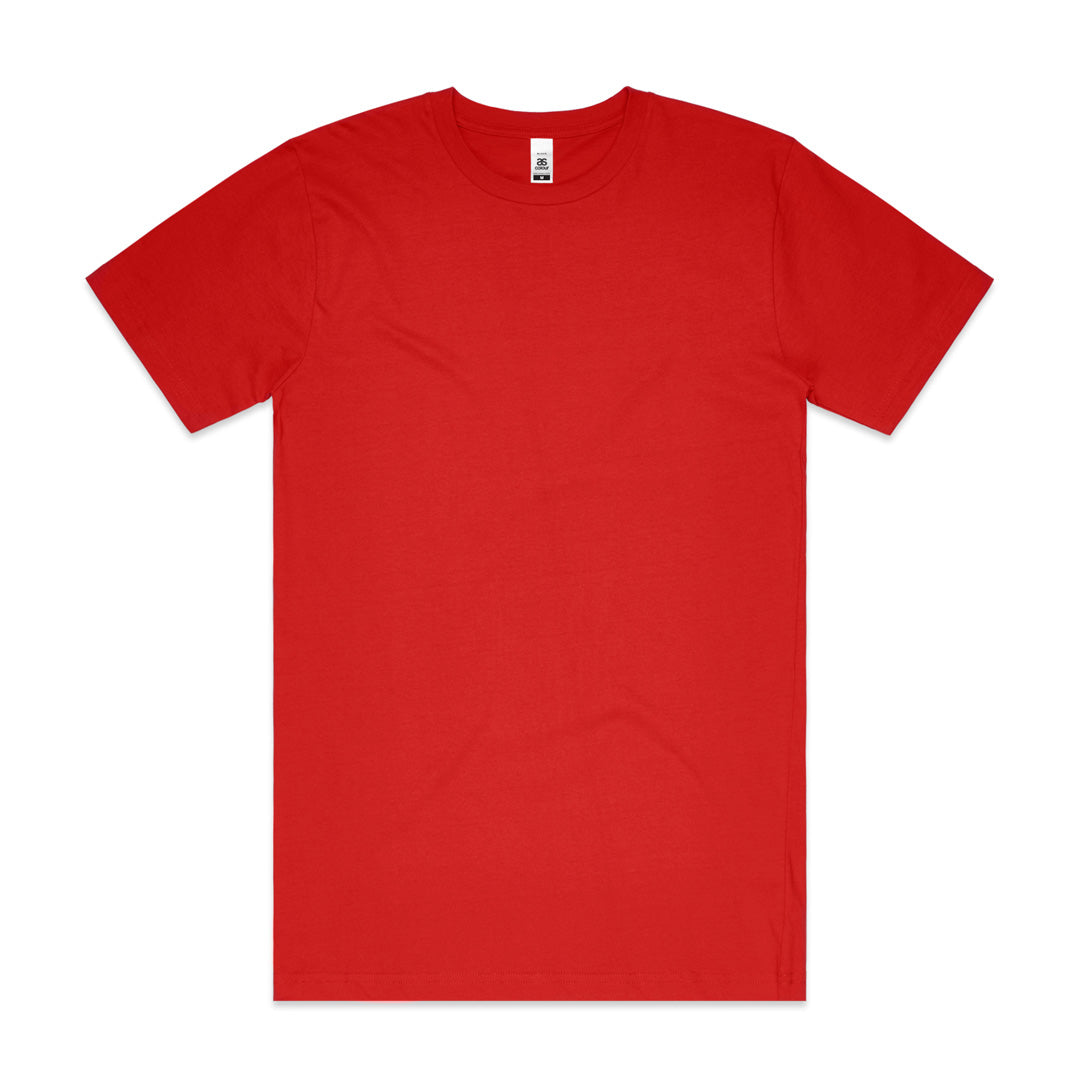 House of Uniforms The Block Tee | Mens | Short Sleeve AS Colour Red