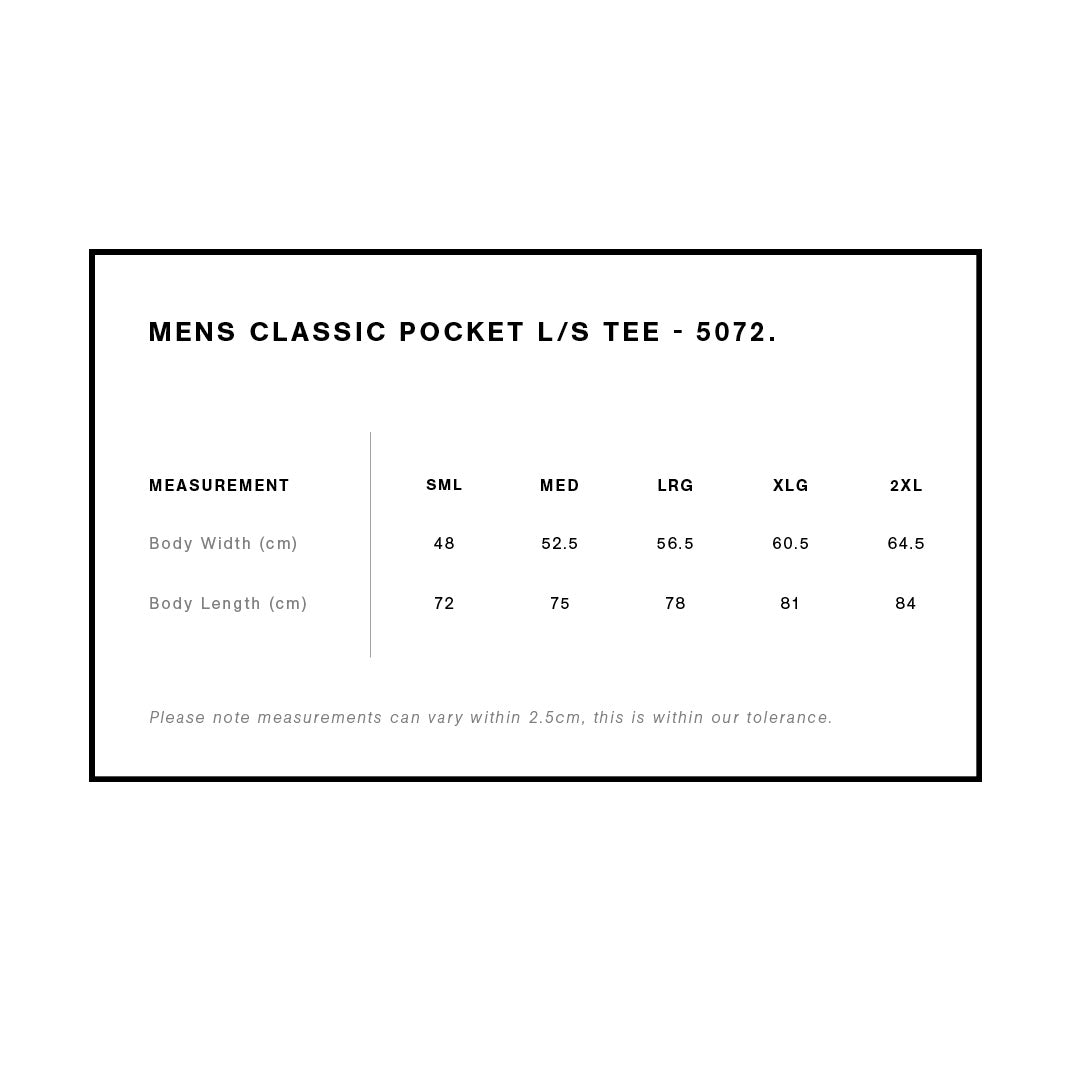 The Classic Pocket Tee | Long Sleeve | Mens