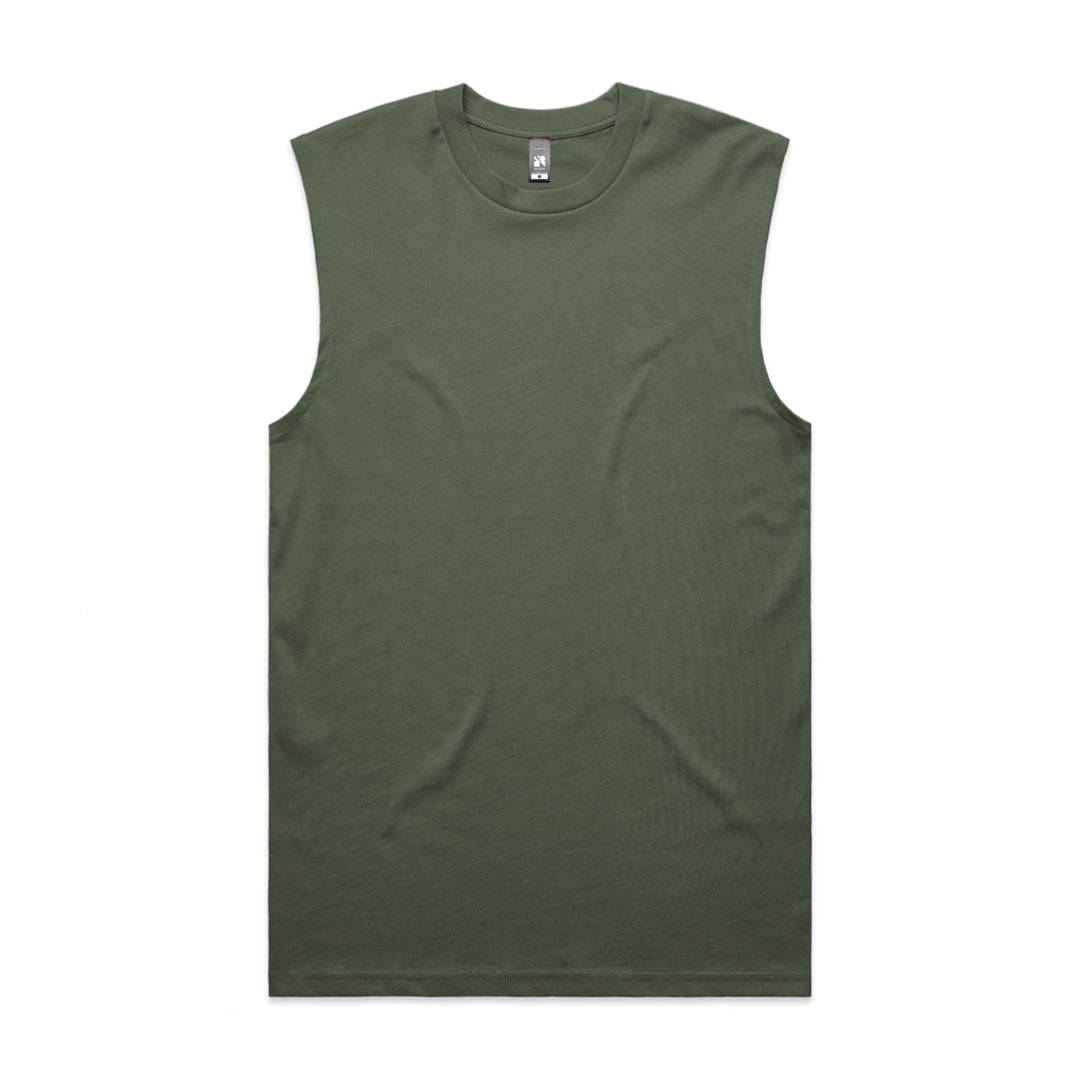 House of Uniforms The Classic Tank | Mens AS Colour Cypress