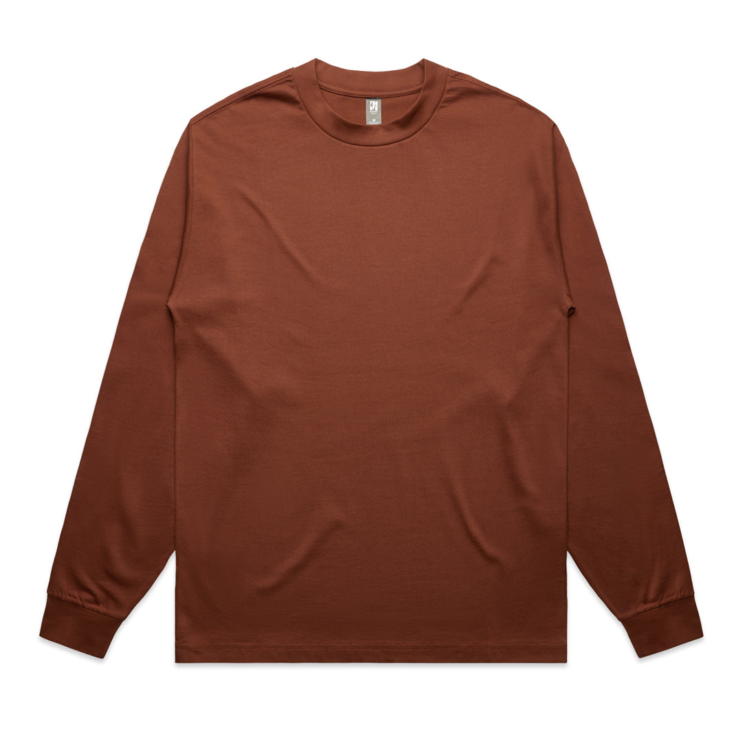House of Uniforms The Heavy Tee | Mens | Long Sleeve AS Colour Clay-as