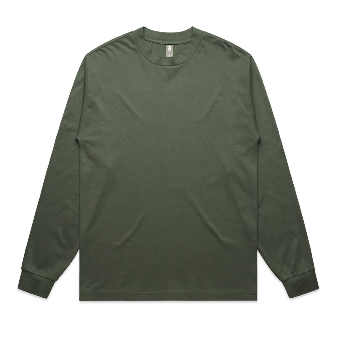 House of Uniforms The Heavy Tee | Mens | Long Sleeve AS Colour Cypress