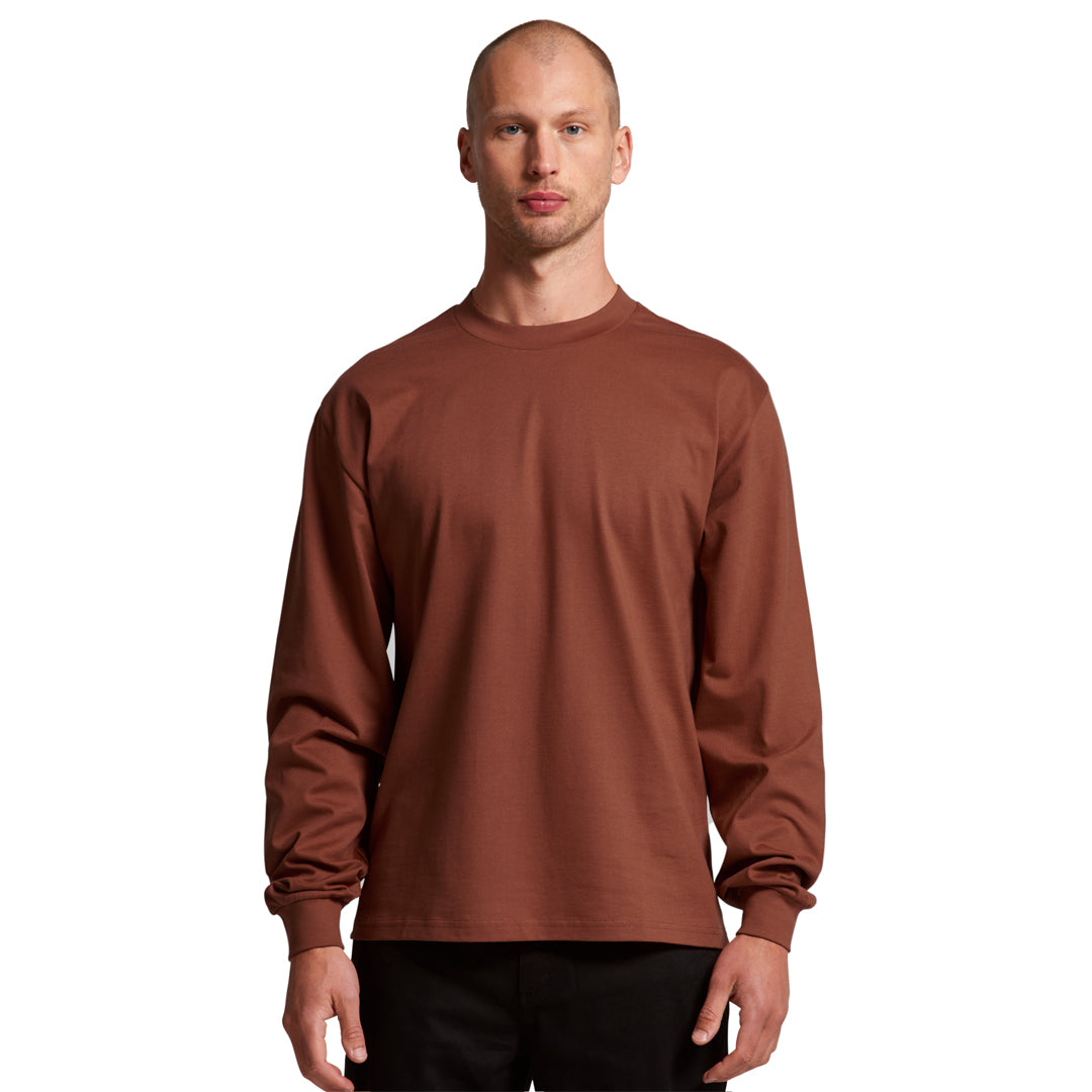 House of Uniforms The Heavy Tee | Mens | Long Sleeve AS Colour 