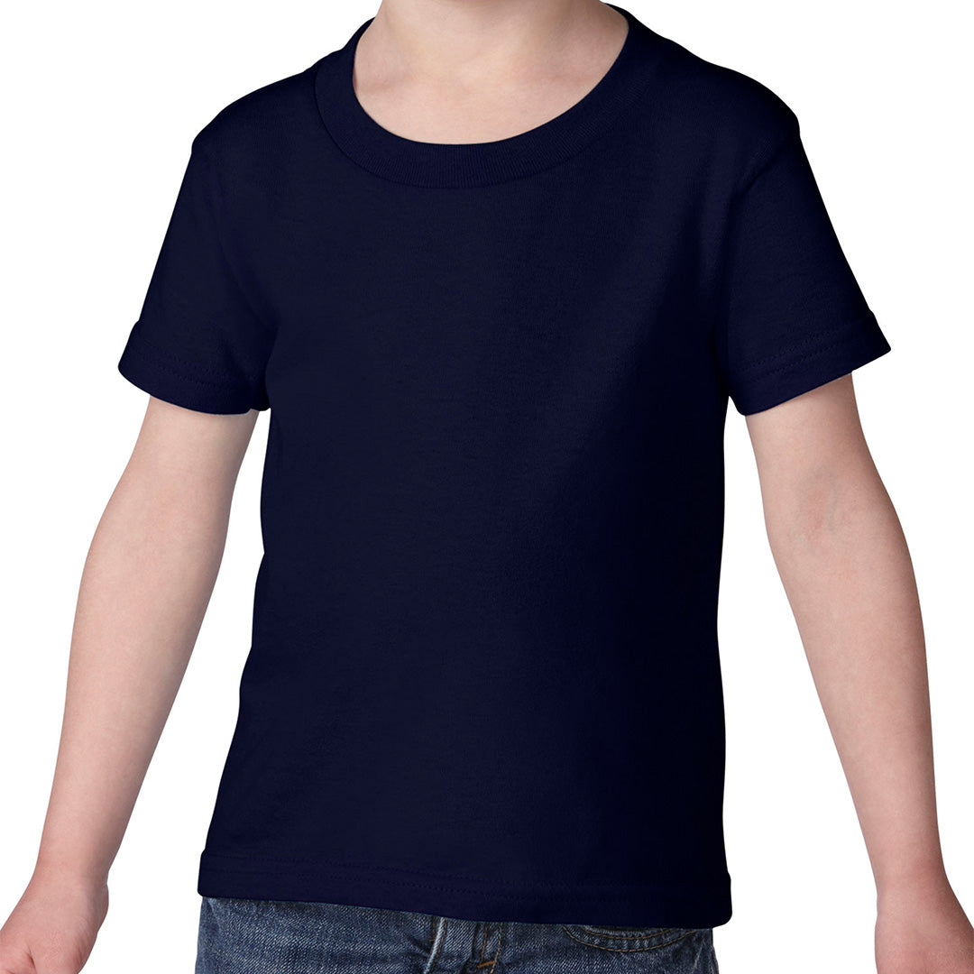 House of Uniforms The Heavy Cotton Tee | Toddlers Gildan Navy