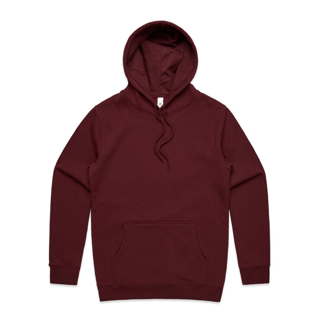House of Uniforms The Stencil Hood | Adults | Pullover AS Colour Burgundy