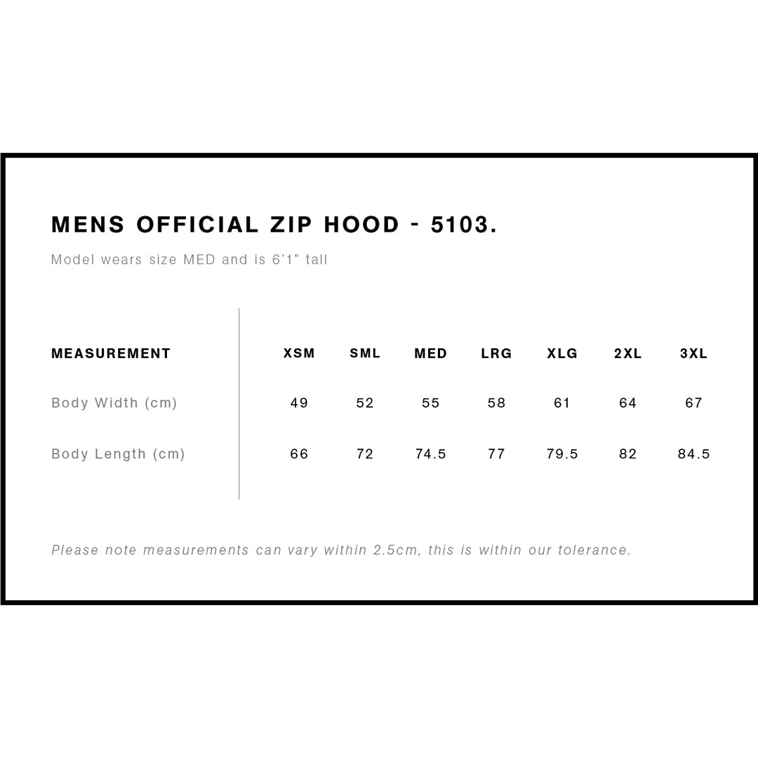 House of Uniforms The Official Zip Hood | Mens AS Colour 