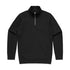 House of Uniforms The Half Zip Crew | Mens | Pullover AS Colour Black