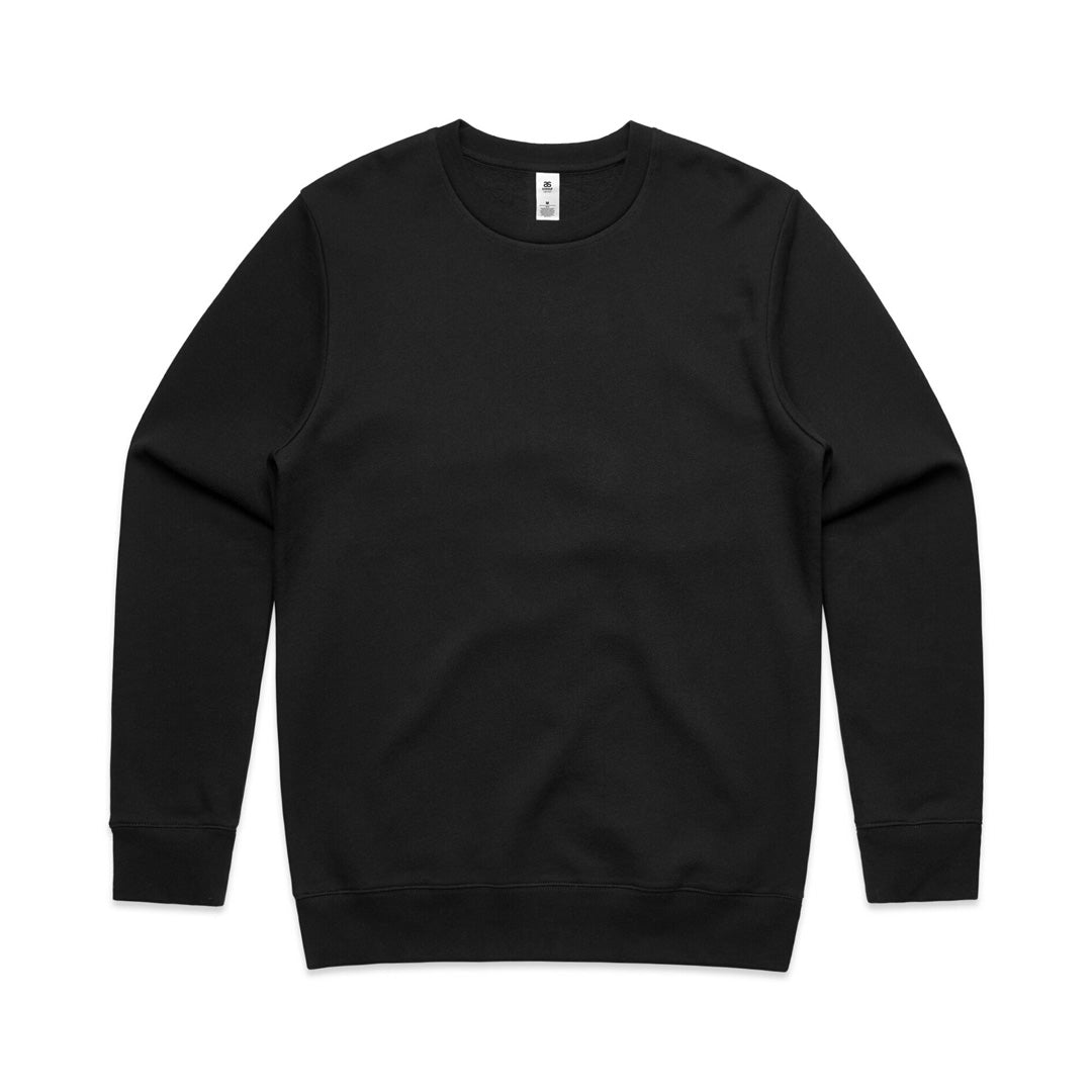 House of Uniforms The United Crew Jumper | Mens AS Colour Black