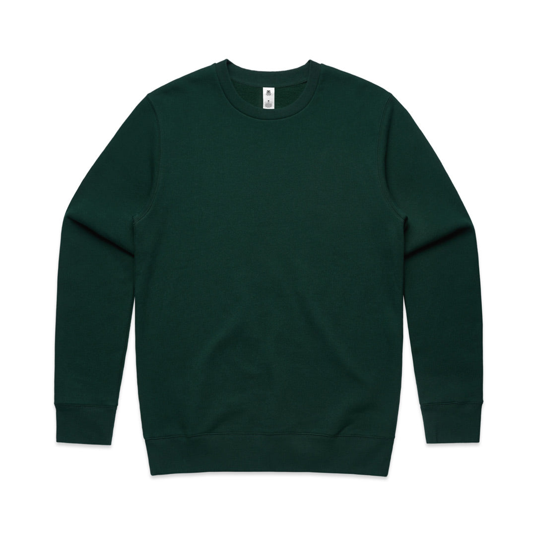 House of Uniforms The United Crew Jumper | Mens AS Colour Pine Green